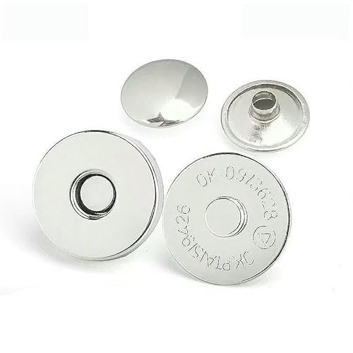 10 Sets/Packung Starke magnetische Druckknöpfe, Verschlüsse, Nieten, Pflaumenblüten, dünne Taschen, Teile, Zubehör, Adsorptionsschnalle, Silber K72-14,0 mm 10 Sets/Packung Starke magnetische Druckknöpfe, Verschlüsse, Nieten, Pflaumenblüten, dünne Taschen, Teile, Zubehör, Adsorptionsschnalle, Silber K72-14,0 mm von QOVBD