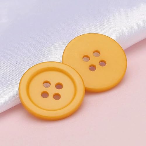 10 Stück 9–30 mm runde Harzknöpfe für Handarbeit, DIY, Scrapbooking, Basteln, Nähzubehör, Kleidung, Kleidungsstück, Pullover, Mantelzubehör, 22–32L, 20,0 mm von QOVBD