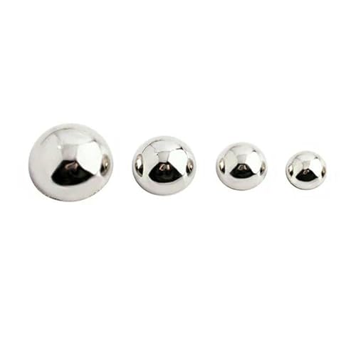 10 Stück Pilzkopfschrauben mit rundem Kopf, Punk-Metall, Nagel, Stoffknopf, DIY-Gurt, Nieten, Schraube für Gepäck, Kleidung, Tasche, Schuhe, Silberfarben, 20 mm 10 Stück Pilzkopfschrauben mit rundem Kopf, Punk-Metall, Nagel, Stoffknopf, DIY-Gurt, Nieten, Schraube für Gepäck, Kleidung, Tasche, Schuhe, Silberfarben, 20 mm von QOVBD
