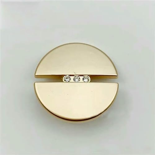 10 Stück modischer Diamant-Metallknopf, 20 mm/23,0 mm/25 mm, runde Knöpfe, Anzug, Kaschmirmantel, DIY, Nähdekoration, Schnalle, Gold, 30 mm 10 Stück modischer Diamant-Metallknopf, 20 mm/23,0 mm/25 mm, runde Knöpfe, Anzug, Kaschmirmantel, DIY, Nähdekoration, Schnalle, Gold, 30 mm von QOVBD