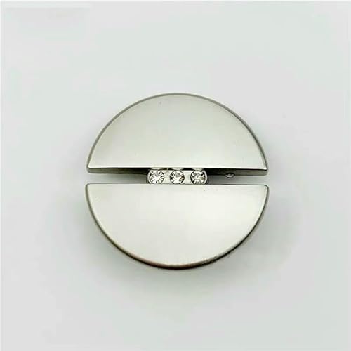 10 Stück modischer Diamant-Metallknopf, 20 mm/23,0 mm/25 mm, runde Knöpfe, Anzug, Kaschmirmantel, DIY, Nähdekoration, Schnalle, Silberweiß, 23,0 mm 10 Stück modischer Diamant-Metallknopf, 20 mm/23,0 mm/25 mm, runde Knöpfe, Anzug, Kaschmirmantel, DIY, Nähdekoration, Schnalle, Silberweiß, 23,0 mm von QOVBD