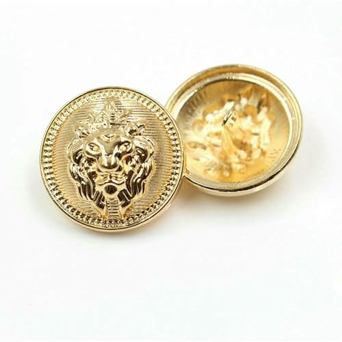 10 teile/los Löwenkopf Metallknopf Gold für Kleidung Pullover Mantel Dekoration Hemdknöpfe Zubehör DIY JS-0239-A-18mm 10 teile/los Löwenkopf Metallknopf Gold für Kleidung Pullover Mantel Dekoration Hemdknöpfe Zubehör DIY JS-0239-A-18mm von QOVBD