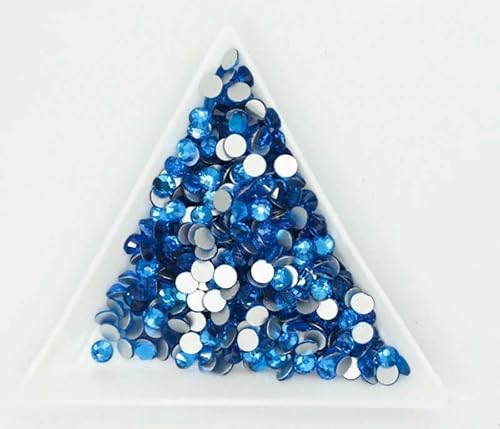 14400 Stück, 100 Brutto-Großpackung, flache Rückseite, Kristall AB, nicht Hotfix-Strasssteine, Glitzerkristall SS3-SS20 für Nagelkunst, Hochzeit, Capriblau, SS8, 1440 14400 Stück, 100 Brutto-Großpackung, flache Rückseite, Kristall AB, nicht Hotfix-Strasssteine, Glitzerkristall SS3-SS20 für Nagelkunst, Hochzeit, Capriblau, SS8, 1440 von QOVBD
