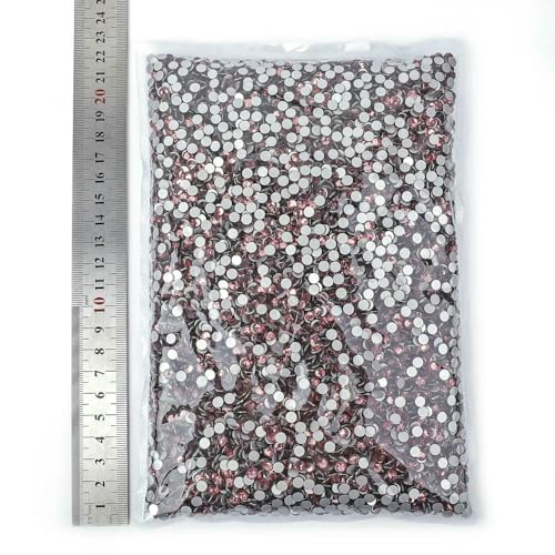 14400 Stück, 100 Brutto-Großpackung, flache Rückseite, Kristall AB, nicht Hotfix-Strasssteine, Glitzerkristall SS3-SS20 für Nagelkunst, Hochzeit, Heller Amethyst, SS1 14400 Stück, 100 Brutto-Großpackung, flache Rückseite, Kristall AB, nicht Hotfix-Strasssteine, Glitzerkristall SS3-SS20 für Nagelkunst, Hochzeit, Heller Amethyst, SS1 von QOVBD