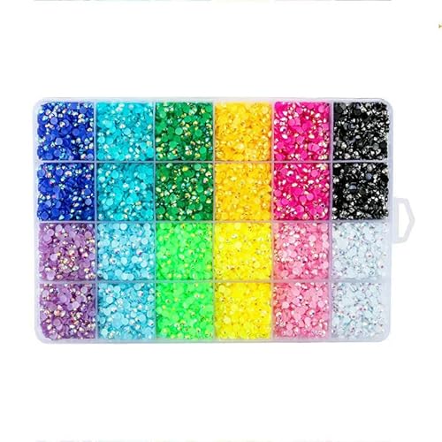 3/4,0 mm Jelly Color Glitter Resin Strasssteine zum Aufkleben auf Kristallnägel für Kleidungsdekorationen Diamant-Strasssteine Zubehör-19200-teiliges Set 1-3,0 mm 3/4,0 mm Jelly Color Glitter Resin Strasssteine zum Aufkleben auf Kristallnägel für Kleidungsdekorationen Diamant-Strasssteine Zubehör-19200-teiliges Set 1-3,0 mm von QOVBD