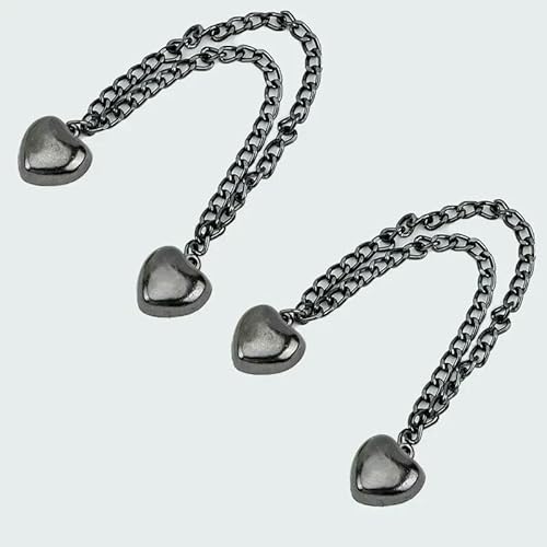 Stück Multifunktions-Magnet-Kleiderclip mit Kette, Metallknöpfe, Clip, Kleidung, Schal, Hosenbeine, Manschetten, Befestigungsmagnet, Schwarz 03 Stück Multifunktions-Magnet-Kleiderclip mit Kette, Metallknöpfe, Clip, Kleidung, Schal, Hosenbeine, Manschetten, Befestigungsmagnet, Schwarz 03 von QOVBD