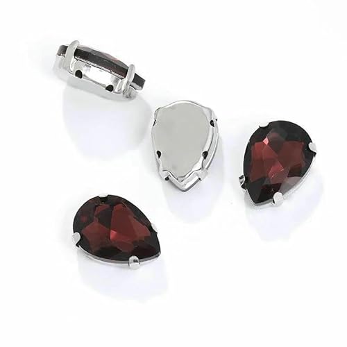 Wassertropfen-Klauen-Strass-Nähnadeln für DIY-Taschenstickerei, Bastelzubehör, Edelstahlbasis, Handnähwerkzeuge-SDZZ001-1-13 x 18 mm-10 Stück Wassertropfen-Klauen-Strass-Nähnadeln für DIY-Taschenstickerei, Bastelzubehör, Edelstahlbasis, Handnähwerkzeuge-SDZZ001-1-13 x 18 mm-10 Stück von QOVBD