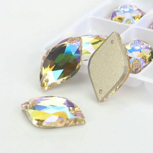 Zitronenglas, Siamblau, Kristall AB, Mondlicht, Nähsteine, flache Rückseite, zum Aufnähen, Strasssteine für Kleidungsstücke, Taschen, Art-001PS Paradise Shine, 24 Stück, 12 mm, 18 mm, Sonstiges Zitronenglas, Siamblau, Kristall AB, Mondlicht, Nähsteine, flache Rückseite, zum Aufnähen, Strasssteine für Kleidungsstücke, Taschen, Art-001PS Paradise Shine, 24 Stück, 12 mm, 18 mm, Sonstiges von QOVBD