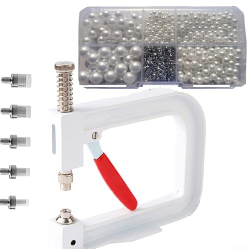 Diverse Pearl Application Tool Handheld Press Machine Designed for DIY Crafts and Clothing von QOXEZY