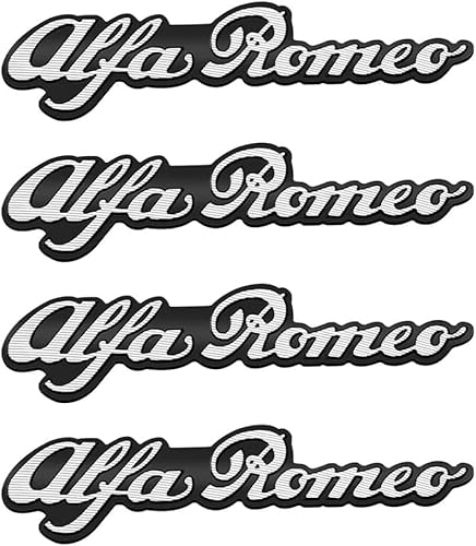 QPDDFG Auto Emblem für Alfa Romeo 159 SportWagon 2006-2011, Auto Buchstaben Abzeichen Badge Aufkleber, Abzeichen Embleme Buchstaben Auto Badge Aufkleber Sticker Dekoration von QPDDFG