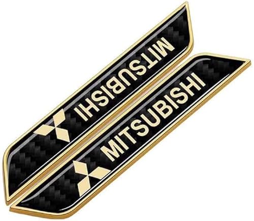 QPDDFG Auto Emblem für Mitsubishi L200 2019-2023, Auto Buchstaben Abzeichen Badge Aufkleber, Abzeichen Embleme Buchstaben Auto Badge Aufkleber Sticker Dekoration,A Gold von QPDDFG