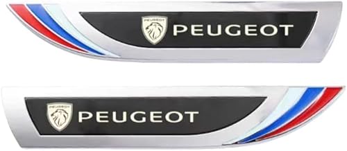 QPDDFG Auto Emblem für Peugeot 308 3008, Auto Buchstaben Abzeichen Badge Aufkleber, Abzeichen Embleme Buchstaben Auto Badge Aufkleber Sticker Dekoration von QPDDFG