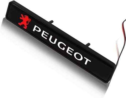 QPDDFG Auto Emblem für Peugeot 407 508 2008 107 106, Auto Buchstaben Abzeichen Badge Aufkleber, Abzeichen Embleme Buchstaben Auto Badge Aufkleber Sticker Dekoration von QPDDFG