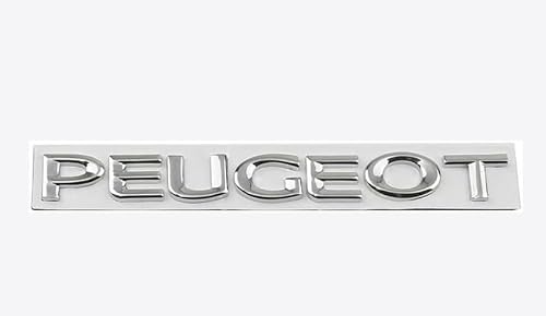 QPDDFG Auto Emblem für Peugeot 607 2004-2010, Auto Buchstaben Abzeichen Badge Aufkleber, Abzeichen Embleme Buchstaben Auto Badge Aufkleber Sticker Dekoration von QPDDFG