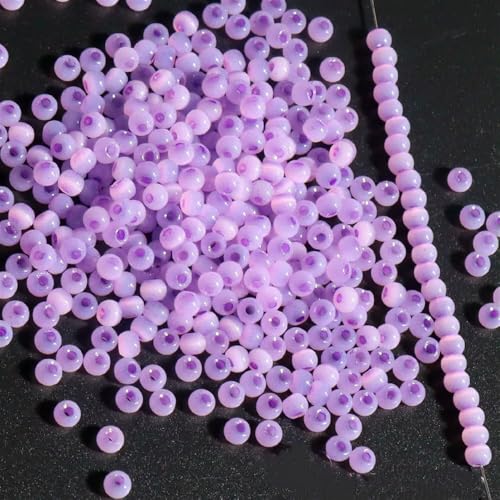 130 Stück 4,0 mm Katzenaugenperlen 6/0 glatte Jade-Imitat-Glasperlen für die Herstellung von DIY-Schmuck, Bettelarmband, Halskettenzubehör, Lavendel21, 4,0 mm, 130 Stück 130 Stück 4,0 mm Katzenaugenperlen 6/0 glatte Jade-Imitat-Glasperlen für die Herstellung von DIY-Schmuck, Bettelarmband, Halskettenzubehör, Lavendel21, 4,0 mm, 130 Stück von QPFNEI