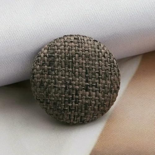 20 Stück 15–30 mm Stoffknöpfe, Leinen überzogene runde Druckknöpfe für Jacke, Kleidung, Sofa, Anzug, Mantel, DIY-Nähzubehör, 16 Kaffee, 30 mm 20 Stück 15–30 mm Stoffknöpfe, Leinen überzogene runde Druckknöpfe für Jacke, Kleidung, Sofa, Anzug, Mantel, DIY-Nähzubehör, 16 Kaffee, 30 mm von QPFNEI