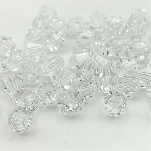 3/4/6 mm österreichische Bicone-Kristallperlen, Glasperlen, lose Abstandsperlen zur Schmuckherstellung, DIY-Armband, Halskettenzubehör-06–3,0 mm (ca. 120 Stück) von QPFNEI