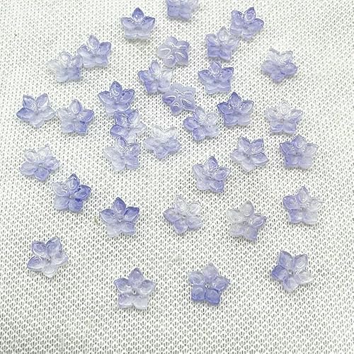 30 Stück 12 mm scharfe Ecken, fünfblättrige Blume, Lampwork-Perlen, Kappen, Glas-Abstandshalterperlen für die Schmuckherstellung, DIY-Zubehör, Haarnadel-28 30 Stück 12 mm scharfe Ecken, fünfblättrige Blume, Lampwork-Perlen, Kappen, Glas-Abstandshalterperlen für die Schmuckherstellung, DIY-Zubehör, Haarnadel-28 von QPFNEI
