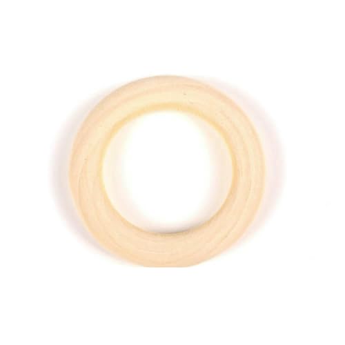 4–50 mm, 1–1000 Stück, natürliche Holzperlen, rund, Abstandshalter, Holzperlen, Bleikugeln, Charms, DIY zur Schmuckherstellung, handgefertigtes Zubehör, 50 mm, 10 Stück von QPFNEI