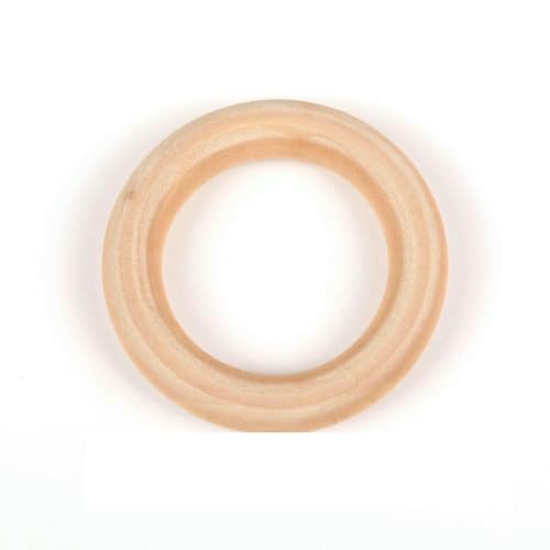 4–50 mm, 1–1000 Stück, natürliche Holzperlen, rund, Abstandshalter, Holzperlen, Bleikugeln, Charms, DIY zur Schmuckherstellung, handgefertigtes Zubehör, 60 mm, 8 Stück von QPFNEI