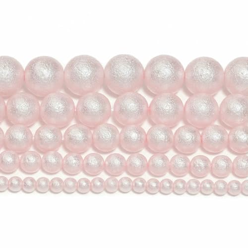 4 6 8 10 12 mm matte Kunstperlen-Muschel, modische runde lose Glasperlen zum Basteln von Schmuck, DIY-Armbandzubehör, Pink, 10 mm, ca. 35 Stück 4 6 8 10 12 mm matte Kunstperlen-Muschel, modische runde lose Glasperlen zum Basteln von Schmuck, DIY-Armbandzubehör, Pink, 10 mm, ca. 35 Stück von QPFNEI