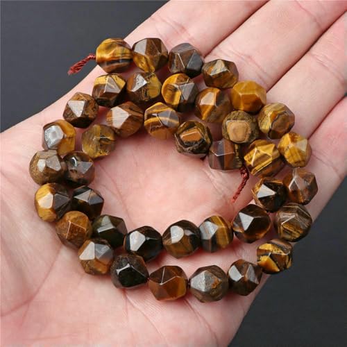 45 Arten Tigerauge Steinperle Natur Gelb Cabochon Rund Facettiert Quadrat Lose Perlen Passend für Modeschmuck Herstellung Handarbeit Lieferung-Nr. 24 6mm 45 Arten Tigerauge Steinperle Natur Gelb Cabochon Rund Facettiert Quadrat Lose Perlen Passend für Modeschmuck Herstellung Handarbeit Lieferung-Nr. 24 6mm von QPFNEI