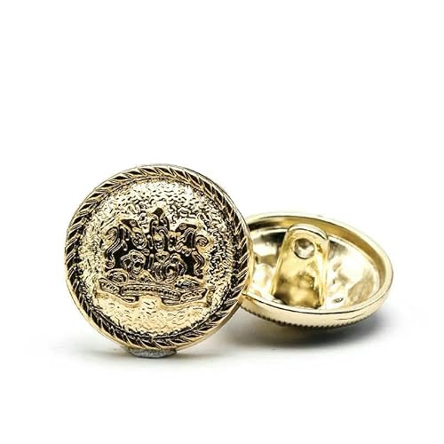 6 Stück 10–28 mm goldene Metallknöpfe, Kleidungsstück, Mantel, Nähzubehör, Knöpfe für Kleidung, Basteln, schwarzer Punkt, Ölknopf, Punkt, Ölknopf, 3–15 mm 6 Stück 10–28 mm goldene Metallknöpfe, Kleidungsstück, Mantel, Nähzubehör, Knöpfe für Kleidung, Basteln, schwarzer Punkt, Ölknopf, Punkt, Ölknopf, 3–15 mm von QPFNEI
