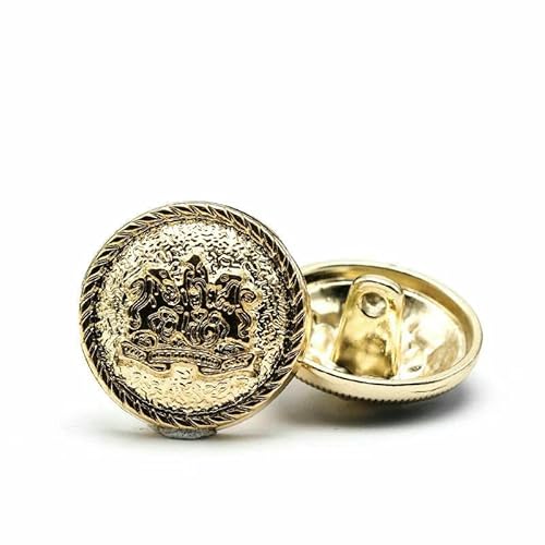 6 Stück 10–28 mm goldene Metallknöpfe, Kleidungsstück, Mantel, Nähzubehör, Knöpfe für Kleidung, Basteln, schwarzer Punkt, Ölknopf, Punkt, Ölknopf, 3–28 mm 6 Stück 10–28 mm goldene Metallknöpfe, Kleidungsstück, Mantel, Nähzubehör, Knöpfe für Kleidung, Basteln, schwarzer Punkt, Ölknopf, Punkt, Ölknopf, 3–28 mm von QPFNEI