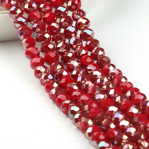 AB Klare Rondelle Österreichische Kristallperle Facettierte Tschechische Glasperlen Lose Abstandsperlen Für Die Schmuckherstellung DIY Armbandzubehör-Style24-3,0mm Ca. 135 Stück AB Klare Rondelle Österreichische Kristallperle Facettierte Tschechische Glasperlen Lose Abstandsperlen Für Die Schmuckherstellung DIY Armbandzubehör-Style24-3,0mm Ca. 135 Stück von QPFNEI
