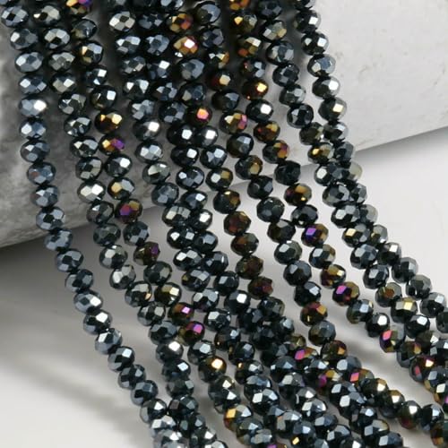 AB Klare Rondelle Österreichische Kristallperle Facettierte Tschechische Glasperlen Lose Abstandsperlen Für Die Schmuckherstellung DIY Armbandzubehör-Style32-8mm Ca. 68 Stück AB Klare Rondelle Österreichische Kristallperle Facettierte Tschechische Glasperlen Lose Abstandsperlen Für Die Schmuckherstellung DIY Armbandzubehör-Style32-8mm Ca. 68 Stück von QPFNEI