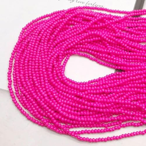 Neue 2 x 3,0 mm färbende lose Abstandshalter, tschechische Perlen, Kristall, facettierte Rondell-Glasperlen zur Schmuckherstellung, Schmuck, DIY-Zubehör, 29, 2 mm – 2 x 3,0 mm, ca. 160 Stück Neue 2 x 3,0 mm färbende lose Abstandshalter, tschechische Perlen, Kristall, facettierte Rondell-Glasperlen zur Schmuckherstellung, Schmuck, DIY-Zubehör, 29, 2 mm – 2 x 3,0 mm, ca. 160 Stück von QPFNEI