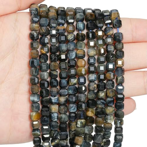 mm 8 mm AAA facettierter Würfel Naturstein Schwarze Tigerauge-Perlen Quadratische Abstandsperlen zur Schmuckherstellung DIY-Armbänder Zubehör-Schwarzes Tigerauge-8 mm ca. 47 Stück mm 8 mm AAA facettierter Würfel Naturstein Schwarze Tigerauge-Perlen Quadratische Abstandsperlen zur Schmuckherstellung DIY-Armbänder Zubehör-Schwarzes Tigerauge-8 mm ca. 47 Stück von QPFNEI