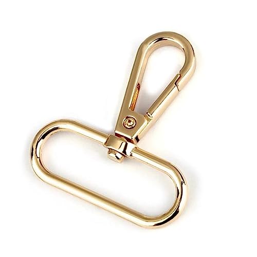 QQLADY 5 Stück Metalltaschen Riemenschnallen Karabinerverschluss Kragen Karabiner Karabinerhaken DIY Schlüsselanhänger Taschenteil Zubehör 1,6/2/2,5/3,2/3,5 cm von QQLADY