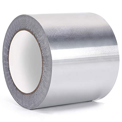 Heimwerker-Werkzeugzubehör, Aluminiumfolien-Klebeband, hochtemperaturbeständig, hitzebeständig, wasserdicht, Aluminium-Dichtungsband for Kanäle, HVAC-Reparatur, Metallreparatur, Schmuckherstellung, Si von QQYDZSW