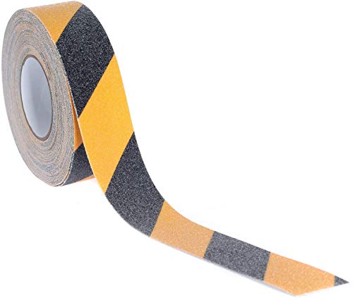 Klebeband 50mm x 5m Anti-Rutsch-Klebeband, Anti-Rutsch-Band zur Verbesserung der Griffigkeit, stark haftender Sicherheitsaufkleber for drinnen und draußen, for Arbeitssicherheit, Sicherheit zu Hause,5 von QQYDZSW