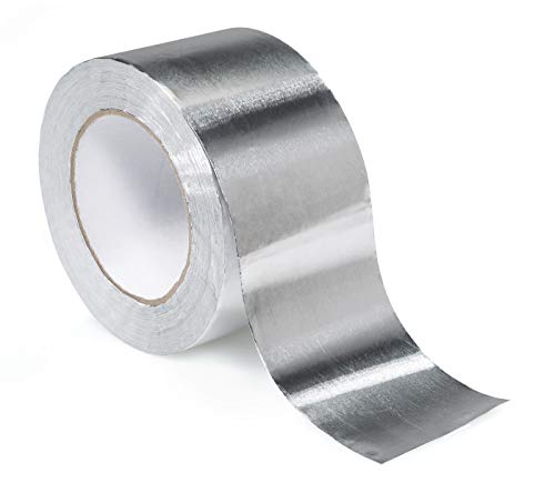 QQYDZSW Klebeband, Aluminiumband Alufolienband Silber 72mm x 45m von QQYDZSW