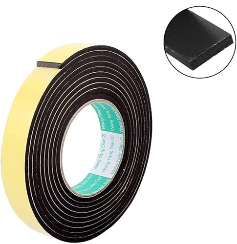 QQYDZSW Klebeband, einseitiges Eva-Schwammband, 1 Stück, 5 m, for die Dicke des Badezimmer-Dichtungsbands(1mm*20mm*5m) von QQYDZSW