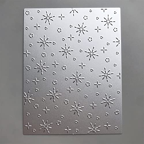 QQYDZSW Scrapbooking-Werkzeuge, weihnachtliche Schneeflocke, Metall-Stanzformen for die Kartenherstellung, Prägepapier, Fotoalbum, Scrapbooking, Bastelvorlagen, Formschablonen von QQYDZSW