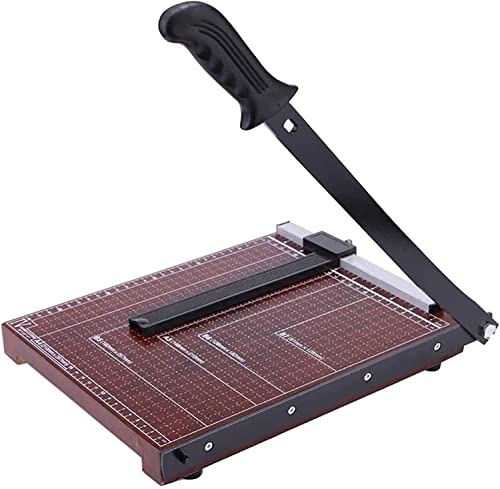 Papierschneider, Papier-Guillotine, Papierschneider, Guillotine-Trimmer, A4-Papierschneider, Papier-Fotoschneidewerkzeug für Büro, Schule, Schneiden von Fotos, Etiketten, Gutscheinen, Kartonkarten von QRTERTYG