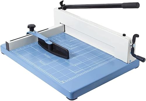 Papierschneider, Papierschneidemaschine, A4, Hochleistungs-Papierschneider, 12-Zoll-Papierschneider, Metallsockel, 360 Blatt Kapazität, für Scrapbooking, Bildschneiden, Karton, Etikettendesign von QRTERTYG