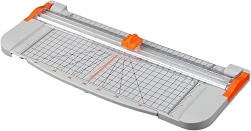 Papierschneider Papierschneidemaschine Papierschneider Guillotine Schneidemaschine A4 Papierschneider mit Sicherheitsschutz und seitlichem Lineal Schnittlänge für Foto-Geschenkkarten Kraftpapieretik von QRTERTYG