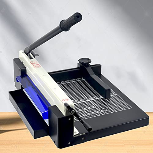 Papierschneider Papierschneider, Guillotine, Hochleistungs-Rollpapierschneider mit automatischer Sicherheitssicherung und seitlichem Lineal für Gutscheine, Bastelpapier und Fotos, multifunktionale G von QRTERTYG