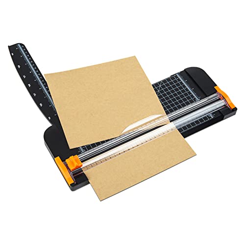 QRTERTYG A4-Papierschneider, manueller Präzisions-Papierschneider, Smart Cut für Fotopapier, Film, Kunstdruckpapierstau, Büropapier, dünne Kunststoff-Weichplatten, Schneidetisch von QRTERTYG