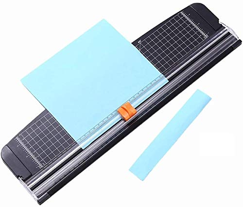 QRTERTYG Guillotine-Papierschneider, Papierschneider, professioneller Papierschneider, Guillotine-Papierschneider, robuster A3-Trimmer für 10 Blatt, große Schneidkapazität von QRTERTYG