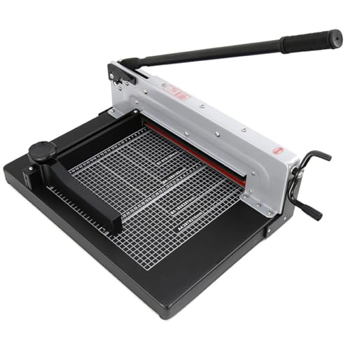 QRTERTYG Hochleistungs-Papierschneider mit Guillotine-Funktion, 40–315 mm Stapel-Papierschneider, professioneller manueller Papierschneider für Büro, Zuhause, Schule, Scrapbooking, Basteln und Fotos von QRTERTYG