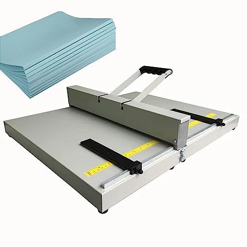 QRTERTYG Manuelle Rillmaschine, 350 mm Rill-Papierrillmaschine, Papierfaltmaschine mit Positionierungslineal, Binden von Präsentationen und Dokumenten für Grußkarten, Broschüren, Fotopapier von QRTERTYG