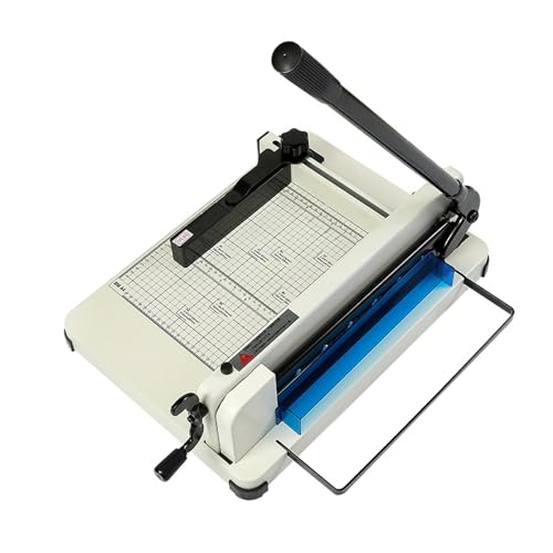 QRTERTYG Papierschneider, A4-Papierschneider, robuster tragbarer Papierschneider, Schnittbreite 315 mm, Schnittstärke 0,1–40 mm für das Home-Office, das Klassenzimmer oder die Schule von QRTERTYG