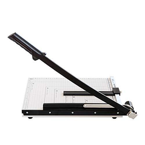 QRTERTYG Papierschneider, Papierschneidemaschine, B4, Papierschneider, Guillotine, Trimmer auf Metallbasis, normales Papier, Fotoschneiden, robust, praktisch, schnell von QRTERTYG