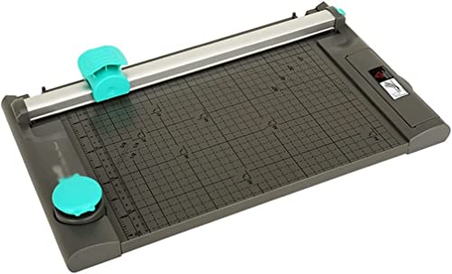 QRTERTYG Papierschneider, Papierschneider, Aktenvernichter, A4, 4-in-1-Rotationspapierschneider, Papierschneider, Wellen-/Gepunktete Linie, Scrapbooking-Maschine von QRTERTYG