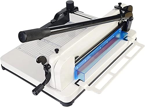 QRTERTYG Papierschneider, Papierschneider, Papierschneidemaschine, Papier-Fotoschneider, 400 Blatt, A4, Guillotine-Trimmer mit Metallsockel für Bastelpapier, Coupon-Etiketten und Karton von QRTERTYG